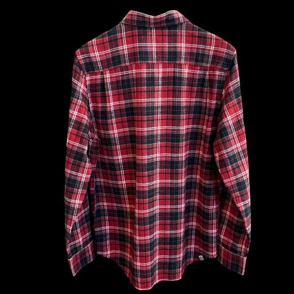 Vans Off The Wall Long Sleeve Button Up Plaid Chest Pocket Flannel Shirt S #31 - Picture 2 of 10